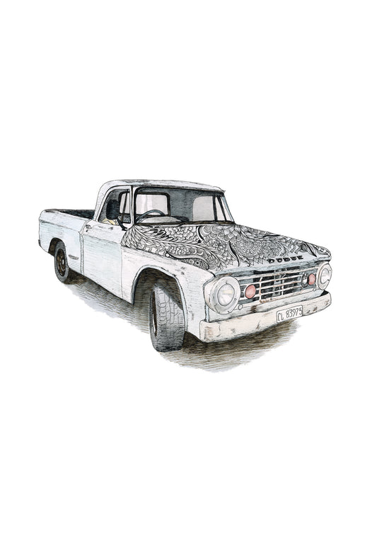 Dodgy Truck Print