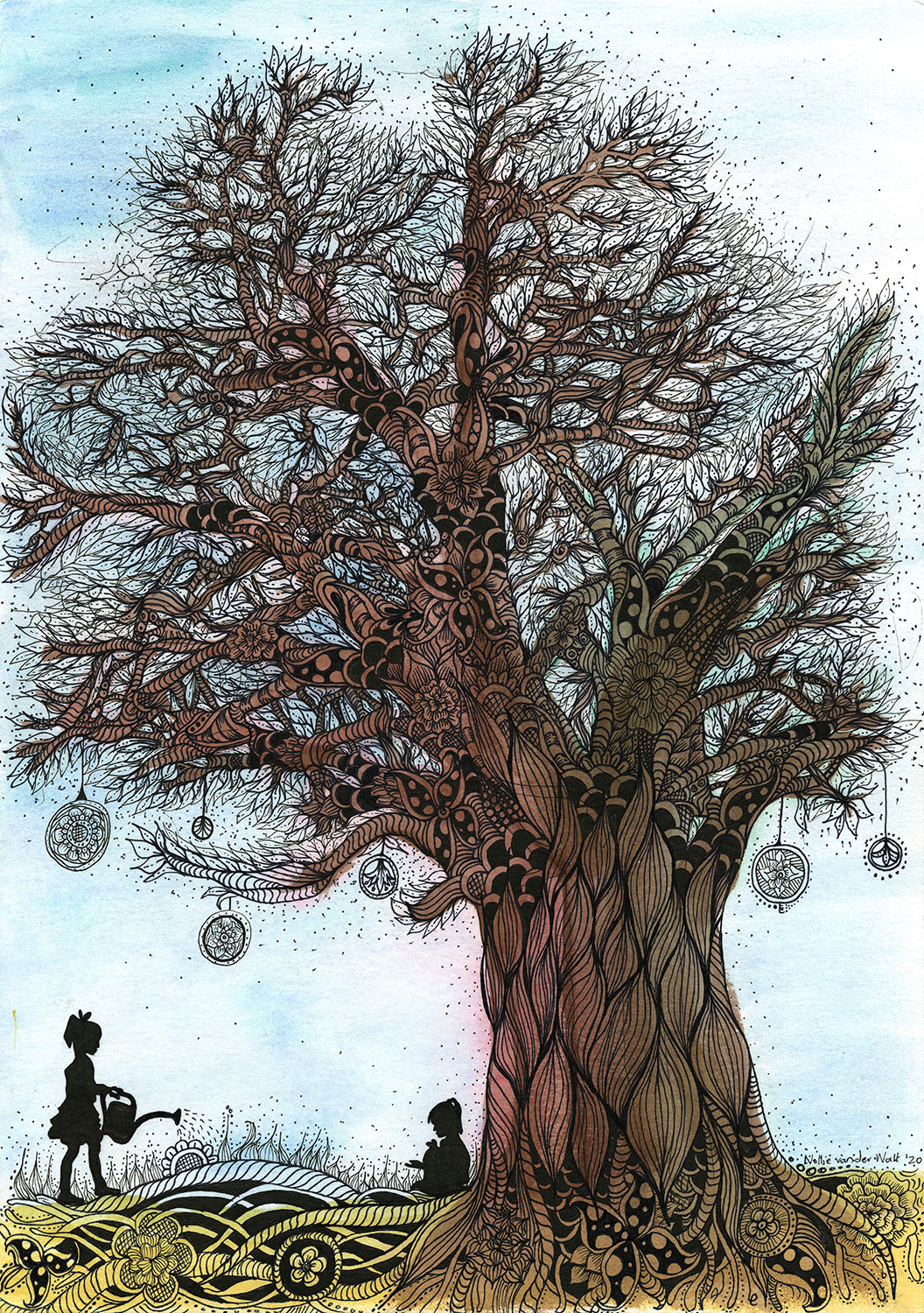 Tree Children 1 - Print