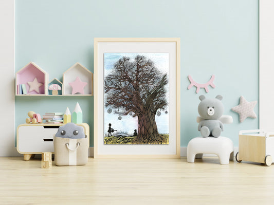 Tree Children 1 - Print
